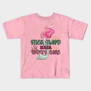 The Carefree Mermaid Kids T-Shirt